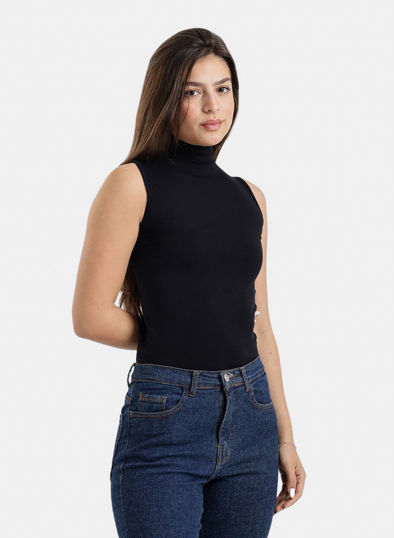 Carina Sleeveless High Neck Top - Image 2